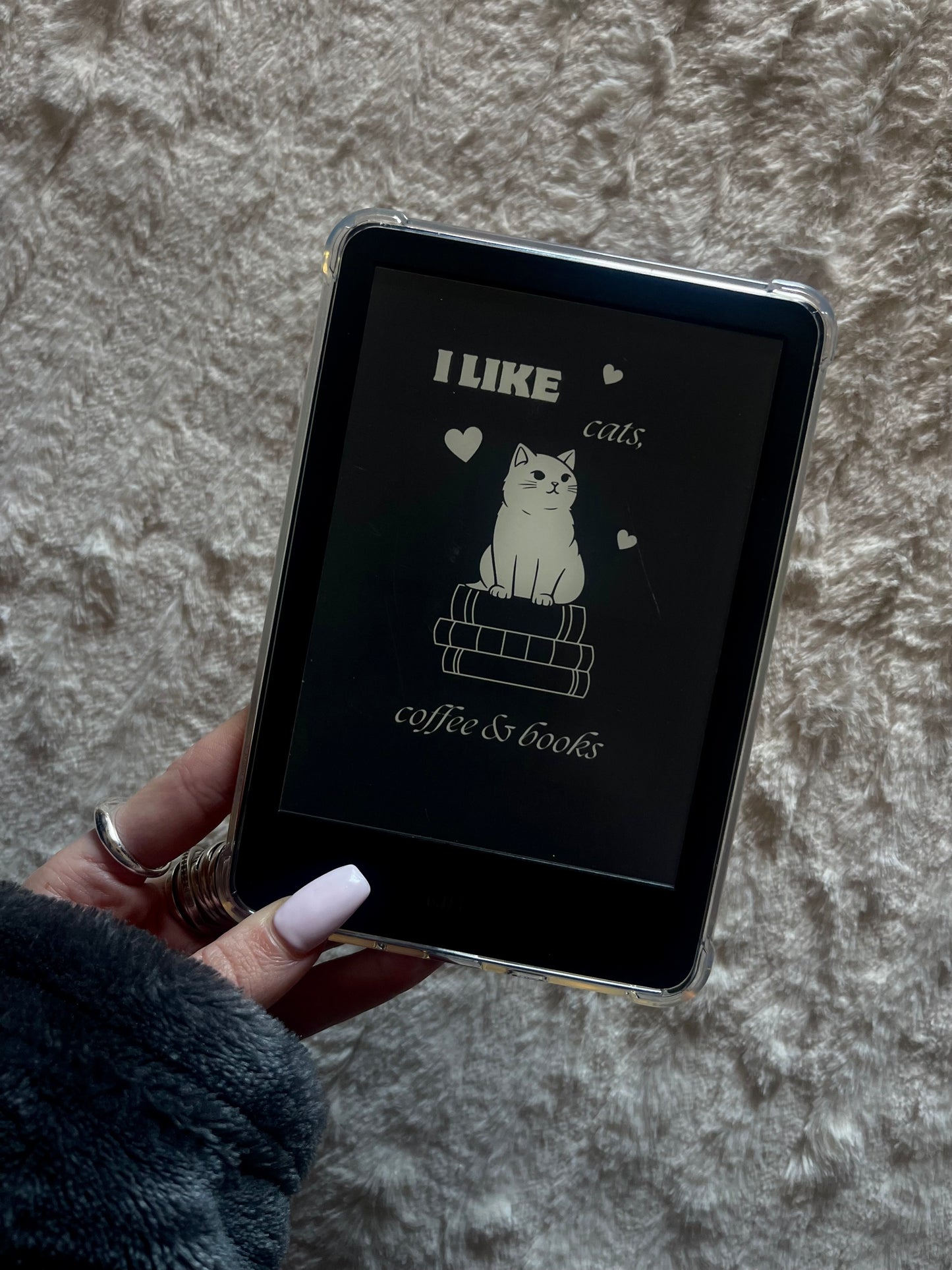 CATS, COFFEE & BOOKS KINDLE SCREEN SAVER