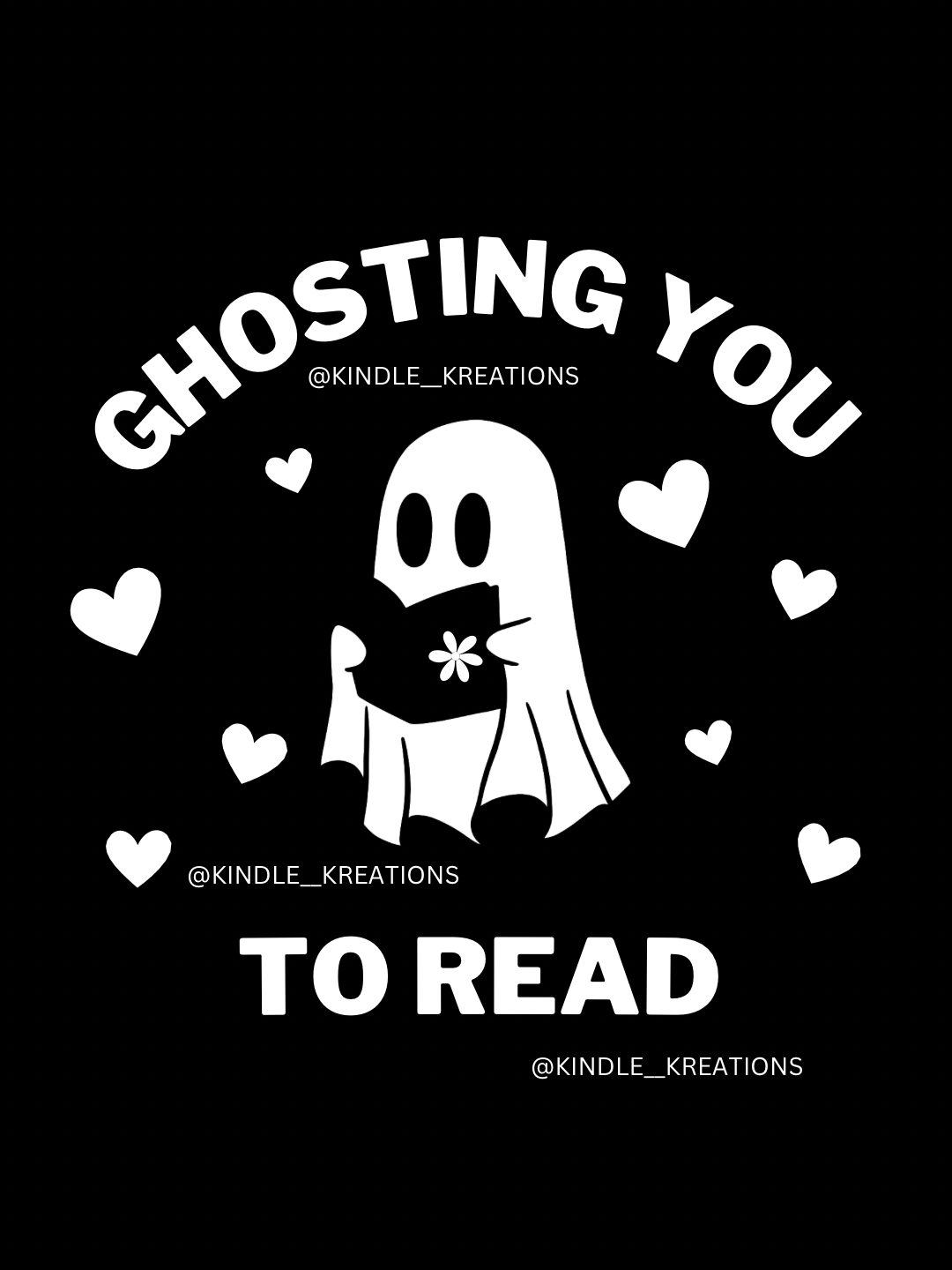 GHOSTING YOU TO READ KINDLE SCREEN SAVER