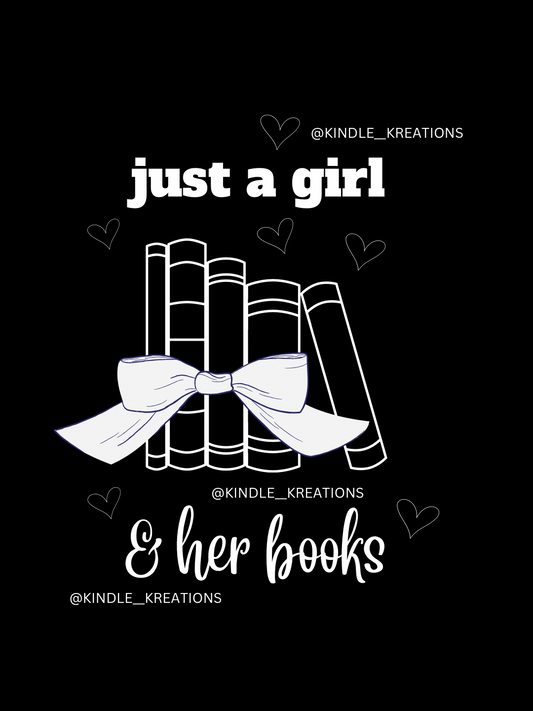 A GIRL & HER BOOKS KINDLE SCREEN SAVER