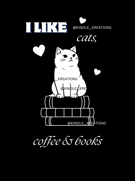 CATS, COFFEE & BOOKS KINDLE SCREEN SAVER